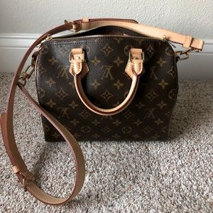 Louis Vuitton Monogram Speedy Bandouliere 25 AUTHENTIC EXCELLENT CONDITION 😍